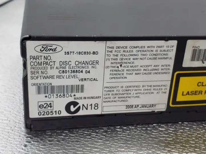 Ford Mondeo MK IV (2007 - 2014) 3S7T18C830BD CD/DVD чейнджер — фото 5
