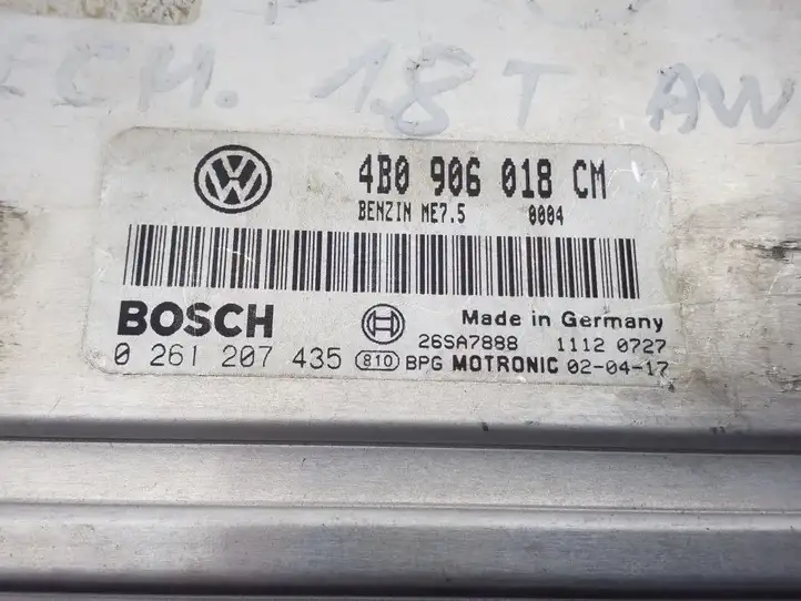 Volkswagen PASSAT B5.5 (2001 - 2005) 5B0906018CM Блок управления двигателем (ECU) — фото 4