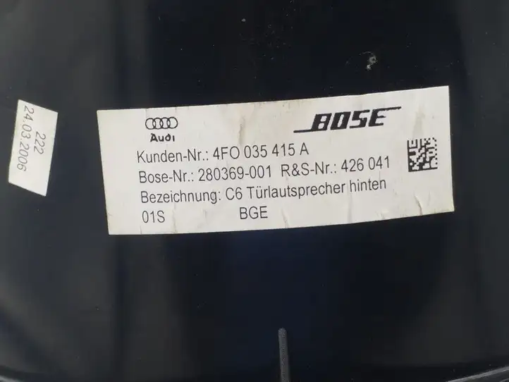 Audi Q7 4L (2005 - 2009) 4F0035415A Динамики задних дверей — фото 3