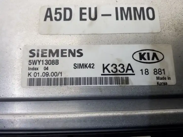 Kia Rio (1999 - 2002) 5WY1308B Блок управления двигателем (ECU) — фото 2