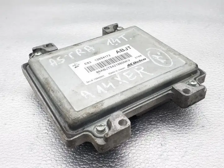Opel Astra J (2009 - 2012) 12654172 Блок управления двигателем (ECU) — фото 2