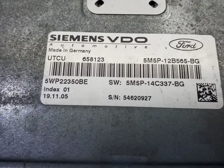 Ford Focus (2005 - 2008) 5M5P12B565BG Блок управления двигателем (ECU) — фото 4