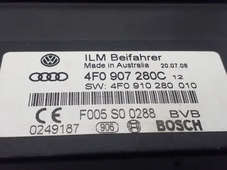 Audi A6 S6 C6 4F (2008 - 2011) 4F0907280C Блок управления электропитанием — фото 2