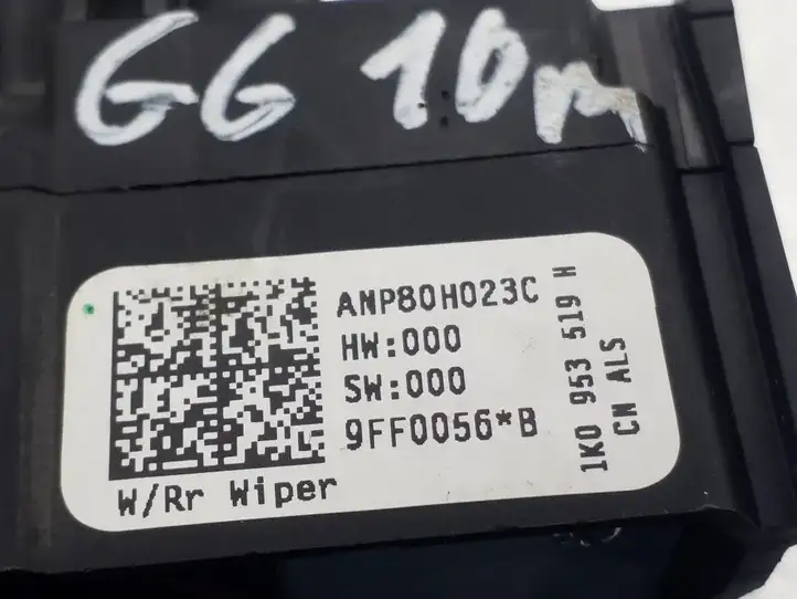 Volkswagen Golf VI (2009 - 2013) 1K0953519H Переключатель стеклоочистителей — фото 4