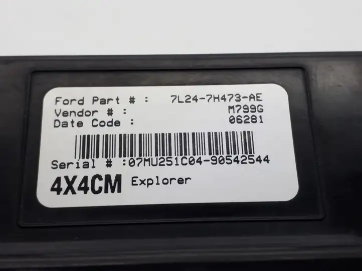 Ford Explorer (2005 - 2010) 7L247H73AE Блок управления раздаточной коробкой — фото 3