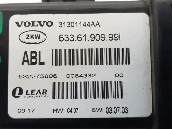 Volvo V70 (2007 - 2013) 31301144AA Блок управления светом — фото 2