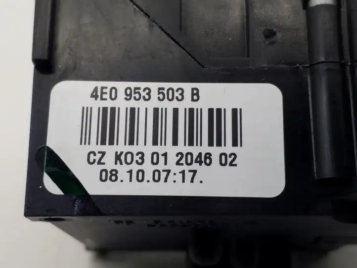 Audi A8 S8 D3 4E (2007 - 2010) 4E0953503B Переключатель стеклоочистителей — фото 4