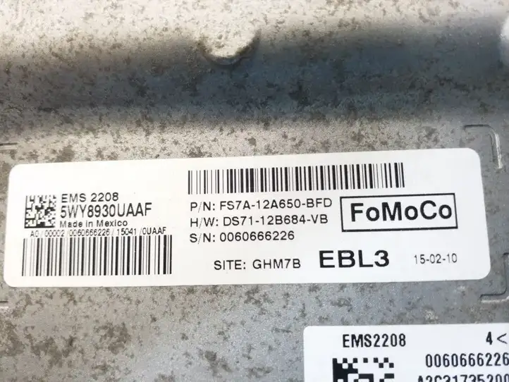 Ford Fusion II (2013 - ) FS7A12A650BFD Блок управления двигателем (ECU) — фото 3