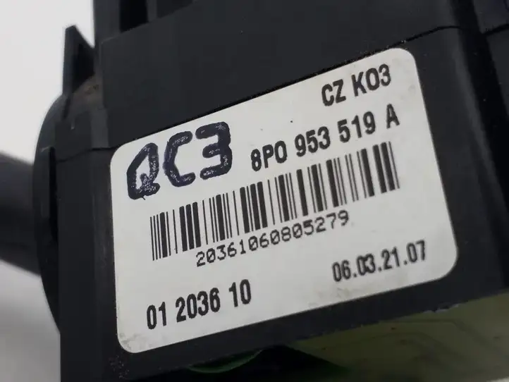 Audi A3/S3 8P (2004 - 2008) 8P0953519A Переключатель стеклоочистителей — фото 3