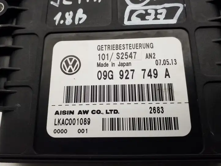 Volkswagen Jetta VI (2011 - 2018) 09G927749A Блок управления раздаточной коробкой — фото 3