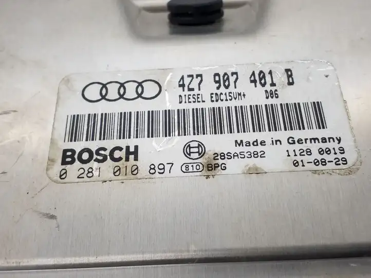 Audi A6 Allroad C5 (2000 - 2006) 4Z7907401B Блок управления двигателем (ECU) — фото 3