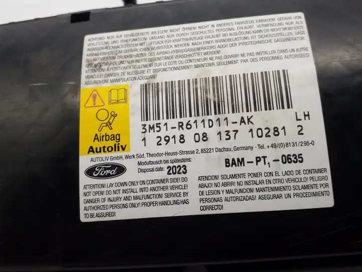 Ford C-MAX I (2007 - 2010) 3M51R611D11AK Подушка безопасности сиденья — фото 4
