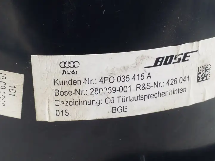 Audi Q7 4L (2005 - 2009) 4F0035415A Динамики задних дверей — фото 3