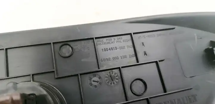 Renault Megane III (2009 - 2016) 689200013R Включатель надувной подушки для пассажира — фото 3