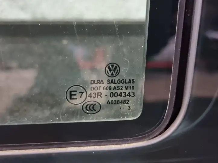 Volkswagen Transporter - Caravelle T5 (2009 - 2015) 43R004343 Заднее боковое стекло — фото 2