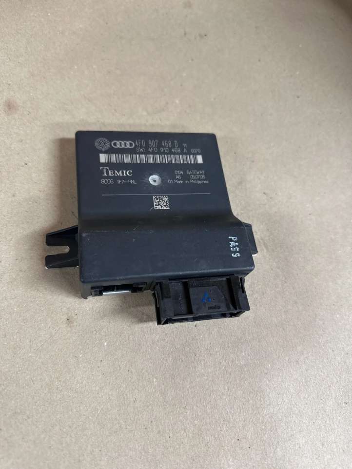 4F0907468D Audi A6 S6 C6 4F Gateway valdymo modulis