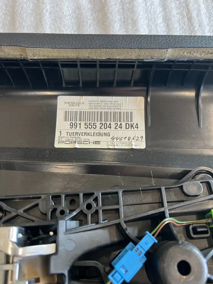 Porsche 911 991 (2011 - 2019) 99155520424 Обшивка передней двери — фото 6