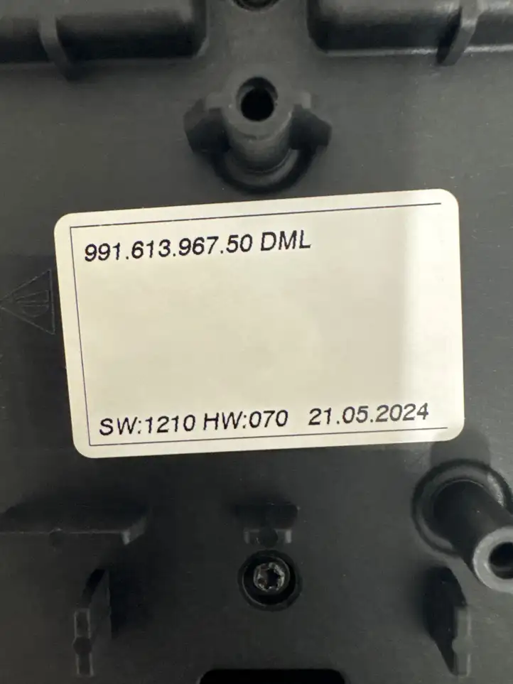 Porsche 911 991 (2011 - 2019) 99161396750DML Другая деталь консоли (туннеля) — фото 3