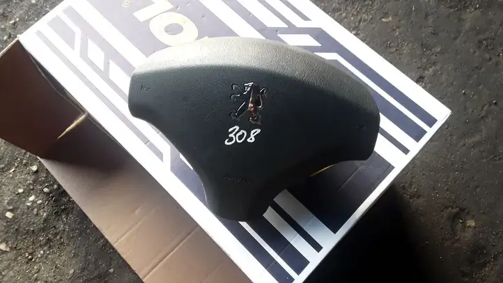 Peugeot 308 (2007 - 2013) 96810154 Подушка безопасности руля — фото 1