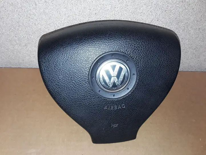 Volkswagen Golf V (2003 - 2009) Подушка безопасности руля — фото 1