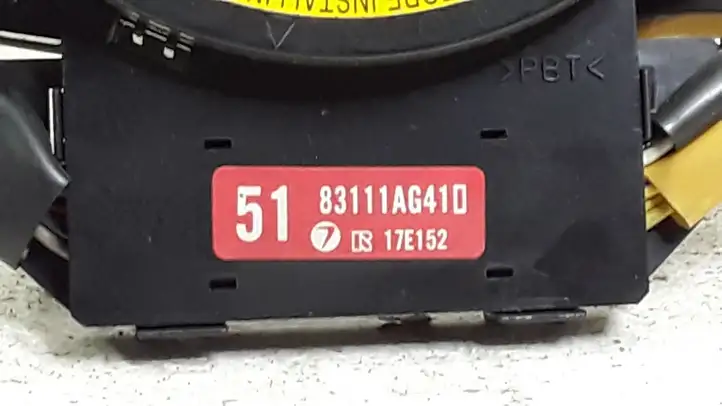 Subaru Legacy (2003 - 2009) 83111AG410 Контактное кольцо SRS — фото 2