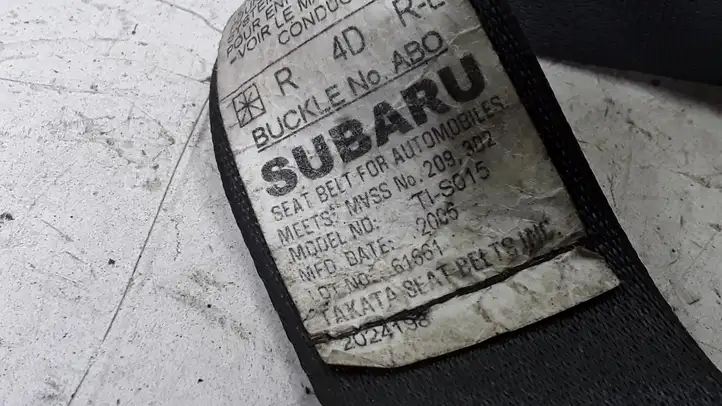 Subaru Legacy (2003 - 2009) 61661 Задний ремень безопасности — фото 3