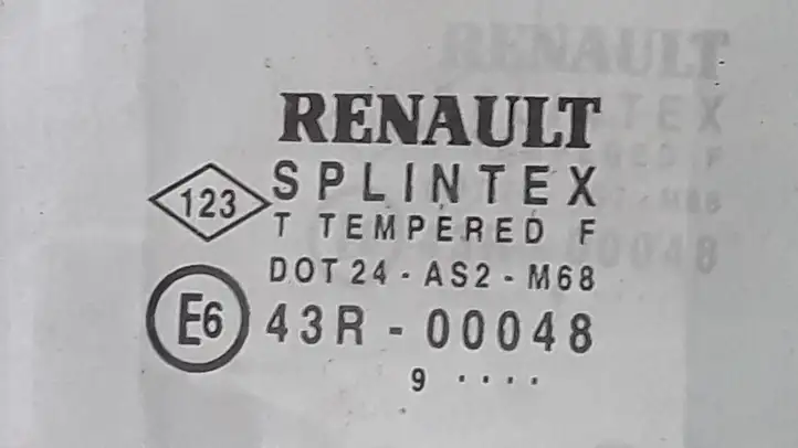 Renault Scenic I (1996 - 2003) E643R00048 Стекло задней двери — фото 2