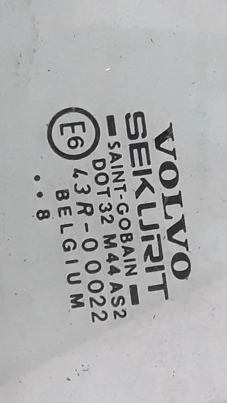 Volvo S40, V40 (2000 - 2004) E643R00022 Стекло задней двери — фото 2