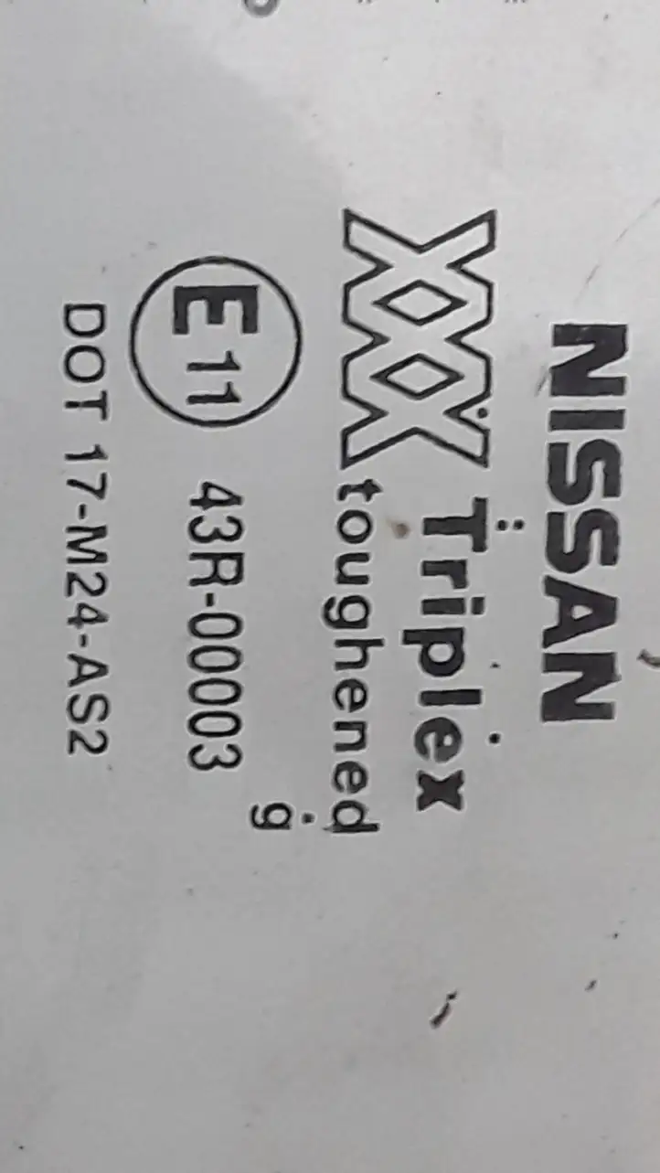 Nissan Primera (2000 - 2001) E1143R00003 Стекло задней двери — фото 2