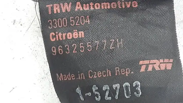 Citroen C5 (2001 - 2004) 96325577ZH Задний ремень безопасности — фото 4
