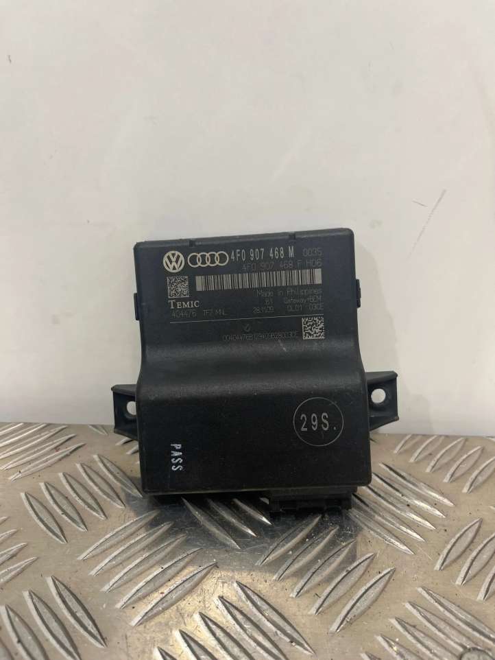 4F0907468M Audi A6 S6 C6 4F Gateway valdymo modulis