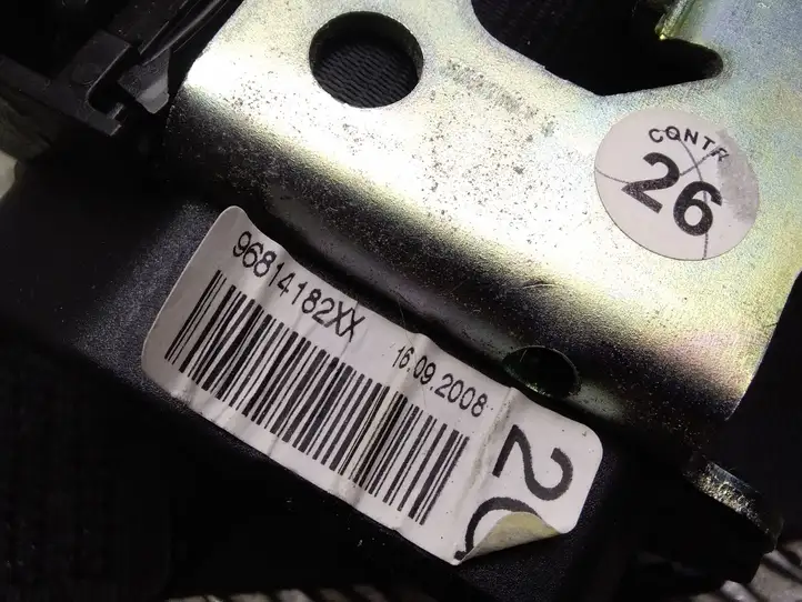Peugeot 308 (2007 - 2013) 96814182XX Задний ремень безопасности — фото 3