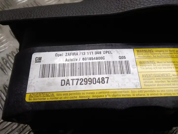 Opel Zafira B (2006 - 2008) 13111348 Подушка безопасности руля — фото 2