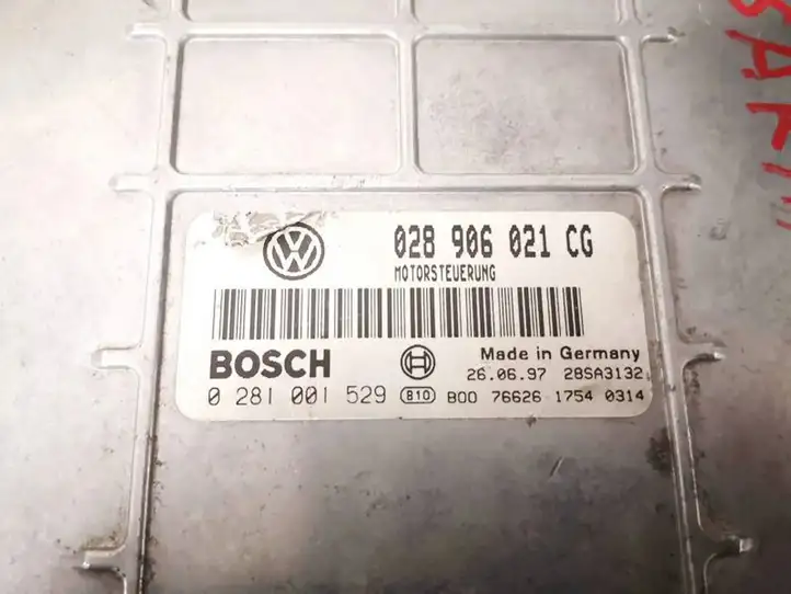 Volkswagen Sharan (2000 - 2003) 028906021CG Блок управления двигателем (ЭБУ) — фото 2