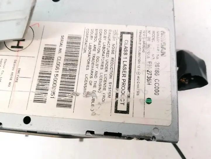 Nissan Murano Z50 (2002 - 2008) 28188CC000 Магнитола / мультимедийная система — фото 3