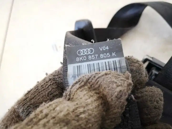 Audi A4 S4 B8 8K (2007 - 2011) 8k0857805k Задний ремень безопасности — фото 3