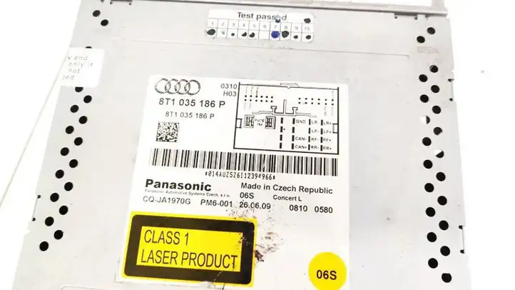 Audi Q5 SQ5 (2008 - 2012) 8T1035186P Магнитола / мультимедийная система — фото 2