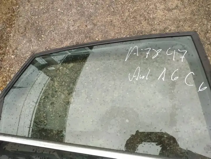 Audi A6 S6 C6 4F (2004 - 2008) Стекло задней двери — фото 1