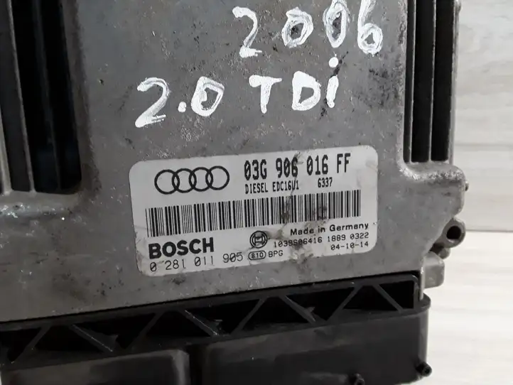 Audi A3/S3 8P (2004 - 2008) 0281011905 Блок управления двигателем (ЭБУ) — фото 3