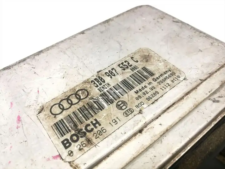 Audi A3/S3 8L (2000 - 2003) 3B0907552C Блок управления двигателем (ЭБУ) — фото 4