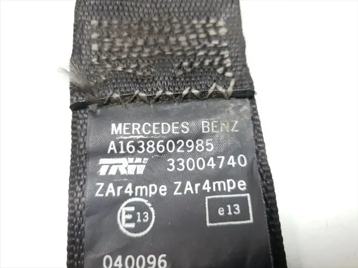 Mercedes-Benz ML W163 (1997 - 2005) 1638602985 Передний ремень безопасности — фото 5