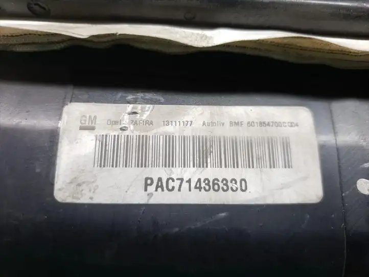 Opel Zafira B (2006 - 2008) 13111177 Подушка безопасности пассажира — фото 5