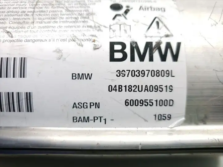 BMW 5 E60 E61 (2004 - 2010) 39703970809L Подушка безопасности пассажира — фото 6
