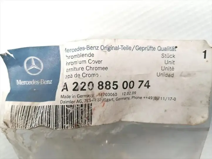 Mercedes-Benz S W220 (1998 - 2006) A2208850074 Нижняя часть заднего бампера — фото 5