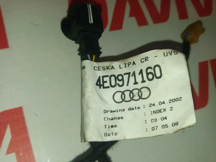 Audi A8 S8 D3 4E (2005 - 2007) 4E0971160 Проводка передней двери — фото 2