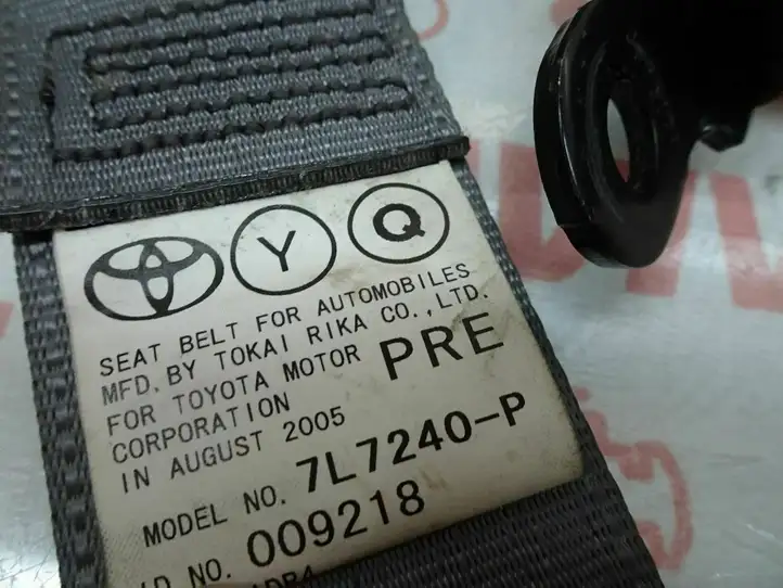 Toyota Prius (XW20) (2003 - 2009) 7L7240-P Передний ремень безопасности — фото 6