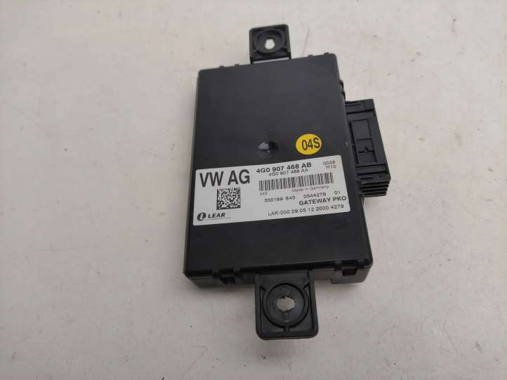 4G0907468AB Audi A7 S7 4G Gateway valdymo modulis