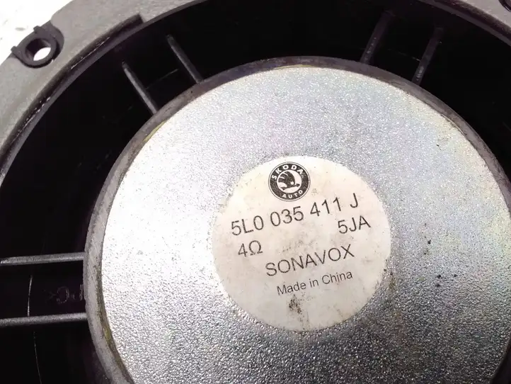 Skoda Yeti (5L) (2009 - 2012) 5L0035411J Динамики задних дверей — фото 3