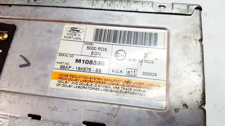 Ford Focus (1998 - 2004) 98ap18k876bb Магнитола / мультимедийная система — фото 2