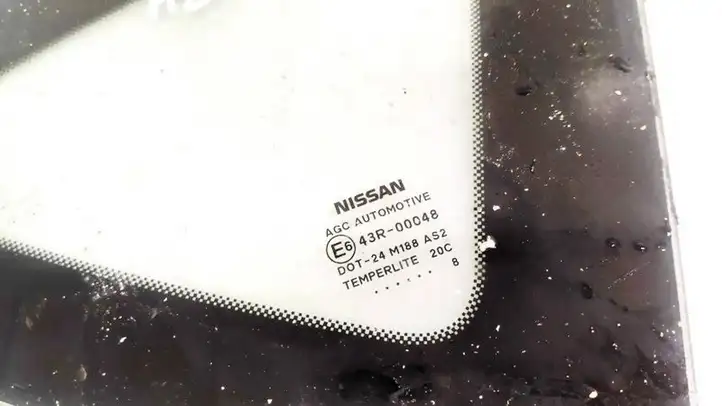 Nissan Qashqai (2006 - 2010) Заднее боковое стекло — фото 2